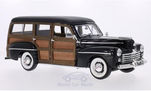 Ford Woody 1/18 Lucky Die Cast negro/Holzoptik 1948 coche miniatura