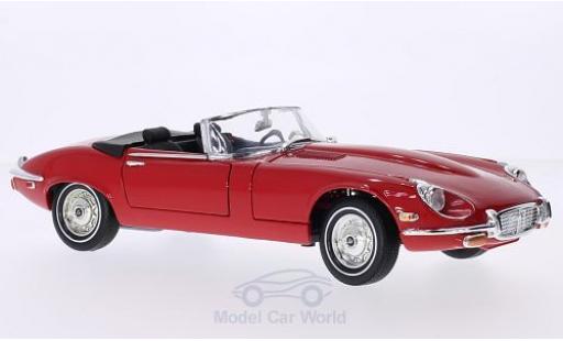 Coche miniatura Jaguar E-Type 1/18 Lucky Die Cast Roadster rojo 1971 Verdeck geöffnet Jaguar E-Type 1/18 Lucky Die Cast Roadster rojo 1971 Verdeck geöffnet coche miniatura