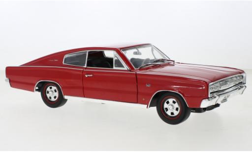 Dodge Charger 1/18 Lucky Die Cast rouge 1966 coche miniatura