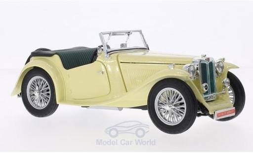 Coche miniatura MG TC 1/18 Lucky Die Cast Midget beige RHD 1947 MG TC 1/18 Lucky Die Cast Midget beige RHD 1947 coche miniatura