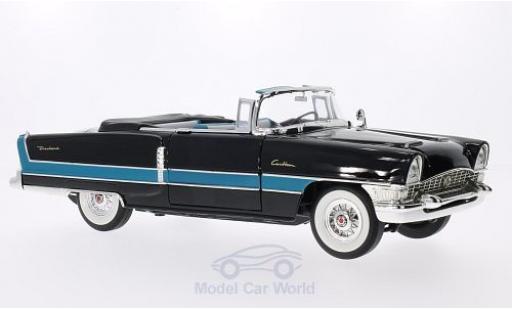 Coche miniatura Packard Caribbean 1/18 Lucky Die Cast (Convertible) negro/azul 1955 Packard Caribbean 1/18 Lucky Die Cast (Convertible) negro/azul 1955 coche miniatura
