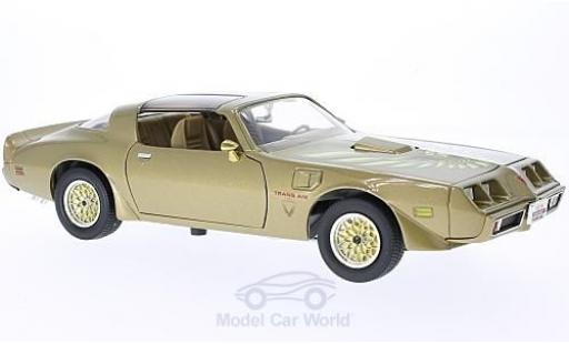 Pontiac Firebird 1/18 Lucky Die Cast Trans Am gold coche miniatura