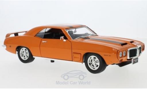 Coche miniatura Pontiac Firebird 1969 1/18 Lucky Die Cast Trans Am naranja/negro 1969 Pontiac Firebird 1969 1/18 Lucky Die Cast Trans Am naranja/negro 1969 coche miniatura
