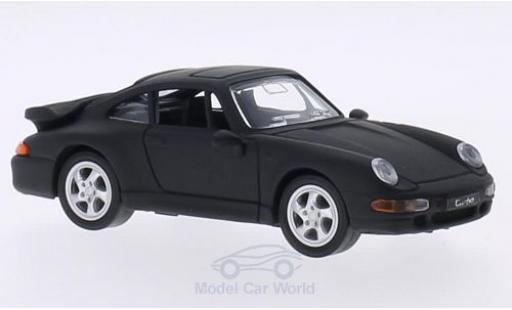 Coche miniatura Porsche 993 Turbo 1/43 Lucky Die Cast 911 () Turbo matt-negro 1996 ohne Vitrine Porsche 993 Turbo 1/43 Lucky Die Cast 911 () Turbo matt-negro 1996 ohne Vitrine coche miniatura