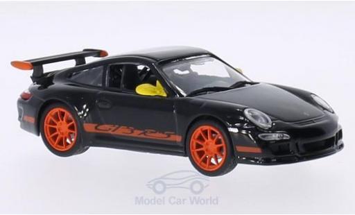 Coche miniatura Porsche 997 GT3 RS 1/43 Lucky Die Cast 911 () GT3 RS negro Spiegel in amarillo Felgen und Dekor in naranja Porsche 997 GT3 RS 1/43 Lucky Die Cast 911 () GT3 RS negro Spiegel in amarillo Felgen und Dekor in naranja coche miniatura
