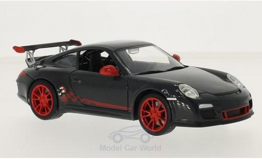 Porsche 997 GT3 RS 1/24 Lucky Die Cast 911 (II) GT3 RS gris/rojo coche miniatura