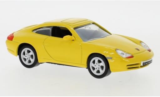 Coche miniatura Porsche 996 1/43 Lucky Die Cast 911 Carrera () amarillo 1998 Porsche 996 1/43 Lucky Die Cast 911 Carrera () amarillo 1998 coche miniatura