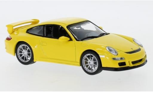 Coche miniatura Porsche 997 GT3 1/43 Lucky Die Cast 911 GT3 () amarillo Porsche 997 GT3 1/43 Lucky Die Cast 911 GT3 () amarillo coche miniatura