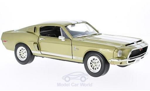 Coche miniatura Shelby GT 1/18 Lucky Die Cast -500KR gold/blanco Shelby GT 1/18 Lucky Die Cast -500KR gold/blanco coche miniatura