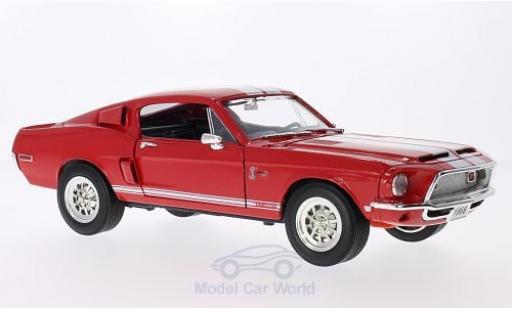 Coche miniatura Shelby GT 1/18 Lucky Die Cast -500KR rojo 1968 mit blancoen Streifen Shelby GT 1/18 Lucky Die Cast -500KR rojo 1968 mit blancoen Streifen coche miniatura