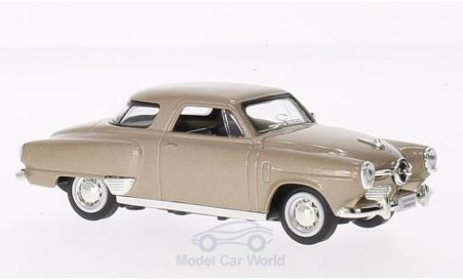 Coche miniatura Studebaker Champion 1/43 Lucky Die Cast metalico beige 1950 ohne Vitrine Studebaker Champion 1/43 Lucky Die Cast metalico beige 1950 ohne Vitrine coche miniatura