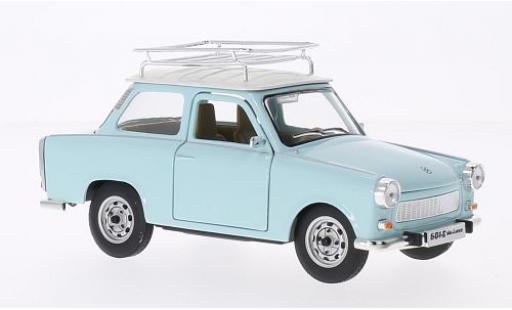 Coche miniatura Trabant 601 1/24 Lucky Die Cast S Deluxe mit Dachgepäckträger azul/blanco Trabant 601 1/24 Lucky Die Cast S Deluxe mit Dachgepäckträger azul/blanco coche miniatura