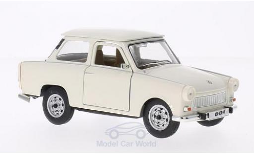 Trabant 601 1/18 Lucky Die Cast blanco coche miniatura