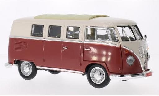 Coche miniatura Volkswagen T1 1/18 Lucky Die Cast Microbus beige/rojo 1962 Volkswagen T1 1/18 Lucky Die Cast Microbus beige/rojo 1962 coche miniatura
