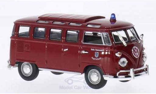 Coche miniatura Volkswagen T1 B 1/43 Lucky Die Cast Samba Feuerwehr Ingolstadt 1962 Volkswagen T1 B 1/43 Lucky Die Cast Samba Feuerwehr Ingolstadt 1962 coche miniatura