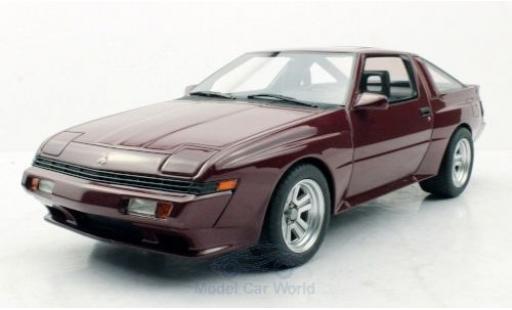 Coche miniatura Mitsubishi Starion 1/18 Lucky Step Models rojo 1987 Mitsubishi Starion 1/18 Lucky Step Models rojo 1987 coche miniatura