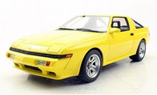 Coche miniatura Mitsubishi Starion 1/18 Lucky Step Models amarillo 1987 Mitsubishi Starion 1/18 Lucky Step Models amarillo 1987 coche miniatura