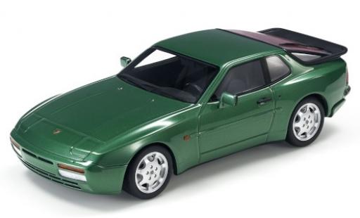 Coche miniatura Porsche 944 1/18 Lucky Step Models Turbo S metalico verde Porsche 944 1/18 Lucky Step Models Turbo S metalico verde coche miniatura