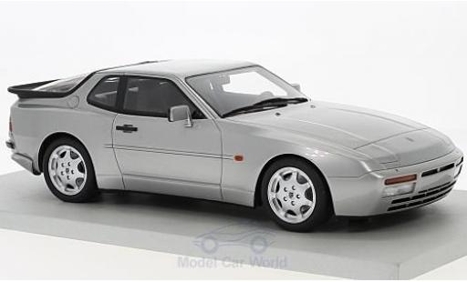 Porsche 944 1991 1/18 Lucky Step Models Turbo S gris 1991 coche miniatura
