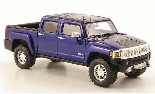 Coche miniatura Hummer H3 1/43 Luxury Collectibles T metalico azul 2008 Hummer H3 1/43 Luxury Collectibles T metalico azul 2008 coche miniatura
