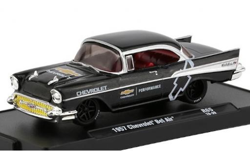 Coche miniatura Chevrolet Bel Air 1/64 M2 Machines metalico negro Performance 1957 Chevrolet Bel Air 1/64 M2 Machines metalico negro Performance 1957 coche miniatura