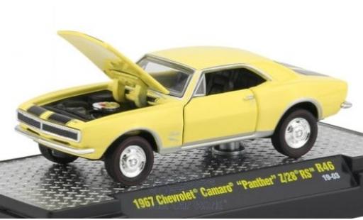 Coche miniatura Chevrolet Camaro 1/64 M2 Machines Panther Z/28 RS amarillo/negro 1967 Chevrolet Camaro 1/64 M2 Machines Panther Z/28 RS amarillo/negro 1967 coche miniatura