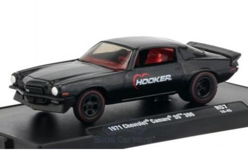 Chevrolet Camaro 1/64 M2 Machines SS 396 metalico anthrazit Hooker 1971 coche miniatura