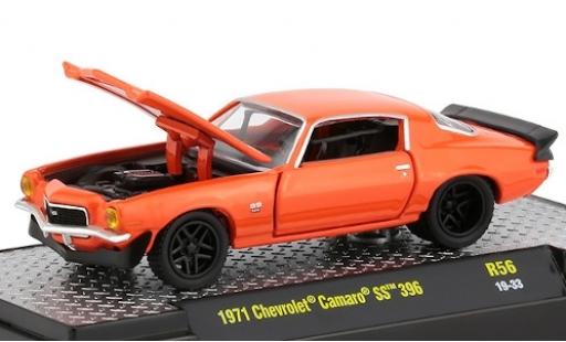 Chevrolet Camaro 1/64 M2 Machines SS 396 naranja 1971 coche miniatura