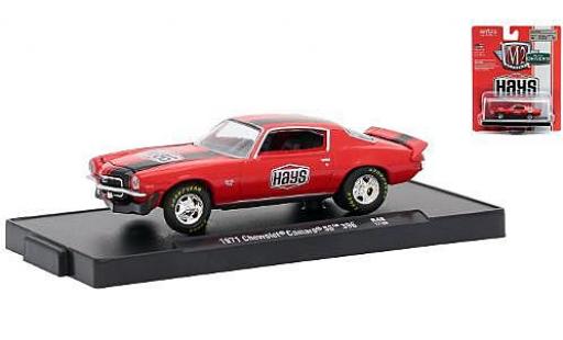 Chevrolet Camaro 1/64 M2 Machines SS 396 rojo/negro Hays 1971 coche miniatura