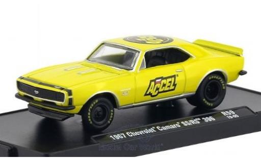 Coche miniatura Chevrolet Camaro 1/64 M2 Machines SS/RS 396 amarillo/negro ACCEL 1967 Chevrolet Camaro 1/64 M2 Machines SS/RS 396 amarillo/negro ACCEL 1967 coche miniatura