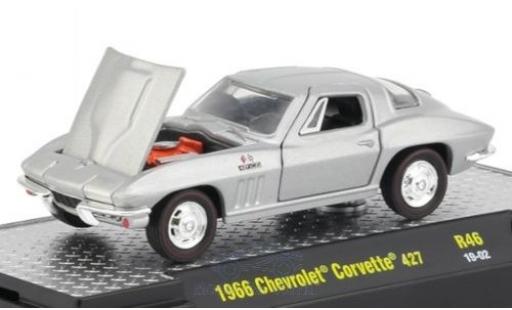 Coche miniatura Chevrolet Corvette 1/64 M2 Machines 427 gris 1966 Chevrolet Corvette 1/64 M2 Machines 427 gris 1966 coche miniatura