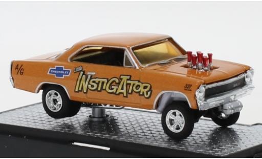 Chevrolet Nova 1/64 M2 Machines Gasser Instigator 1967 coche miniatura