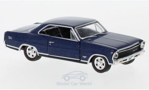 Coche miniatura Chevrolet Nova 1/64 M2 Machines SS azul 1967 Chevrolet Nova 1/64 M2 Machines SS azul 1967 coche miniatura