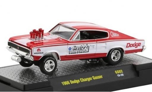 Coche miniatura Dodge Charger 1/64 M2 Machines Gasser rojo/blanco Chrysler Direct Connection 1966 Dodge Charger 1/64 M2 Machines Gasser rojo/blanco Chrysler Direct Connection 1966 coche miniatura