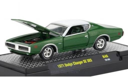 Coche miniatura Dodge Charger 1/64 M2 Machines SE 383 verde/blanco 1971 Dodge Charger 1/64 M2 Machines SE 383 verde/blanco 1971 coche miniatura