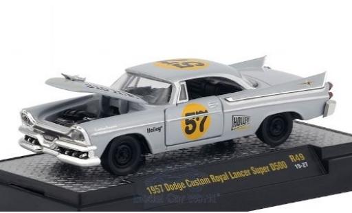 Dodge Custom Royal Lancer 1/64 M2 Machines Super D500 gris/Dekor 1957 coche miniatura
