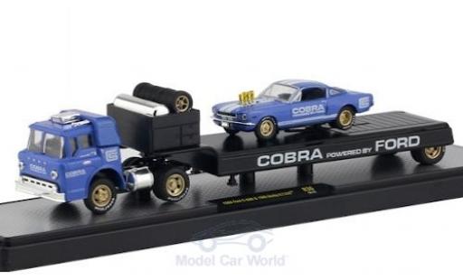 Ford C600 1/64 M2 Machines C-600 Cobra 1966 mit Shelby G.T. 350 coche miniatura