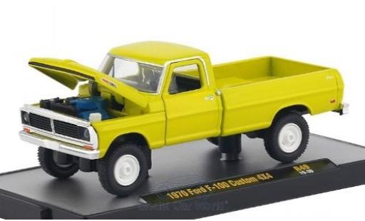 Coche miniatura Ford F-1 1/64 M2 Machines 00 Custom 4x4 amarillo 1970 Ford F-1 1/64 M2 Machines 00 Custom 4x4 amarillo 1970 coche miniatura