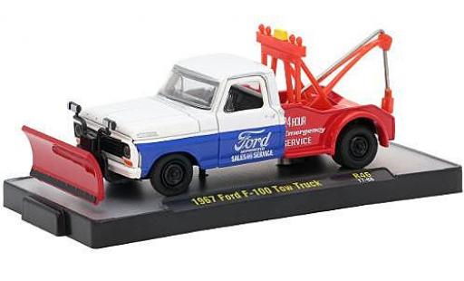 Coche miniatura Ford F-1 1/64 M2 Machines 00 Tow Truck blanco/azul Sales & Service 1967 Ford F-1 1/64 M2 Machines 00 Tow Truck blanco/azul Sales & Service 1967 coche miniatura