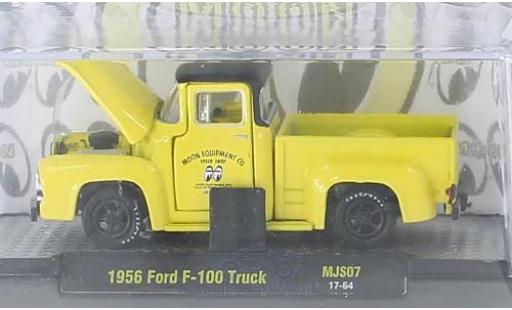 Coche miniatura Ford F-1 1/64 M2 Machines 00 Truck amarillo/negro Moon Equipment Co. 1956 Ford F-1 1/64 M2 Machines 00 Truck amarillo/negro Moon Equipment Co. 1956 coche miniatura
