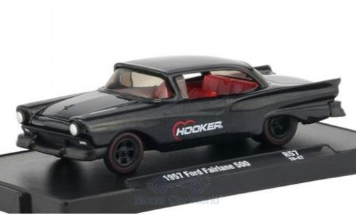 Ford Fairlane 1/64 M2 Machines 500 metalico anthrazit Hooker 1957 coche miniatura