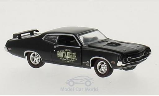 Ford Torino 1/64 M2 Machines Cobra negro Bootlegger 1970 coche miniatura