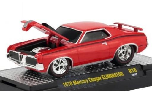Coche miniatura Mercury Cougar 1/18 M2 Machines Eliminator rojo/negro 1970 Mercury Cougar 1/18 M2 Machines Eliminator rojo/negro 1970 coche miniatura