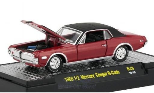 Coche miniatura Mercury Cougar 1/64 M2 Machines R-Code rojo/matt-negro 1968 Mercury Cougar 1/64 M2 Machines R-Code rojo/matt-negro 1968 coche miniatura