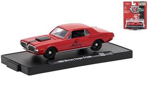 Coche miniatura Mercury Cougar 1/64 M2 Machines R-Code rojo/negro 1968 Mercury Cougar 1/64 M2 Machines R-Code rojo/negro 1968 coche miniatura