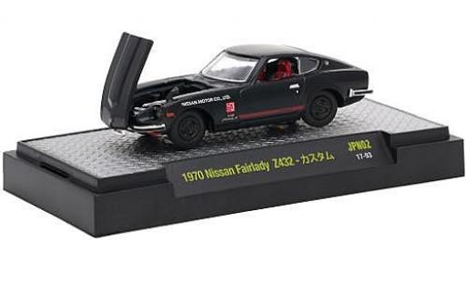 Nissan Fairlady Z 1/64 M2 Machines 432 negro RHD 1970 coche miniatura