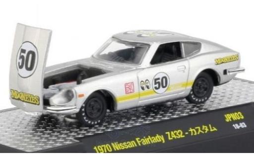 Coche miniatura Nissan Fairlady Z 1/64 M2 Machines 432 gris 1970 Nissan Fairlady Z 1/64 M2 Machines 432 gris 1970 coche miniatura