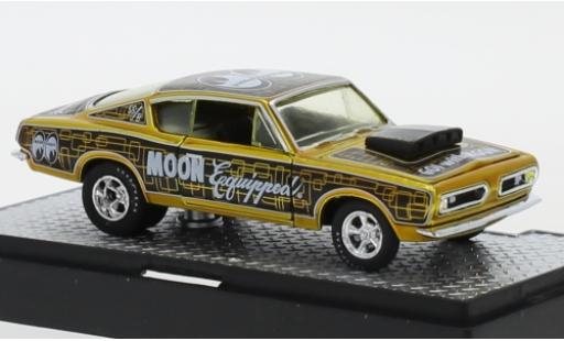 Plymouth Barracuda 1/64 M2 Machines HEMI Super Stock Tuning Mooneyes - Moon Equipped 1968 coche miniatura