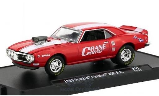 Coche miniatura Pontiac Firebird 1/64 M2 Machines 400 H.O. rojo/blanco Crane Cams 1968 Pontiac Firebird 1/64 M2 Machines 400 H.O. rojo/blanco Crane Cams 1968 coche miniatura