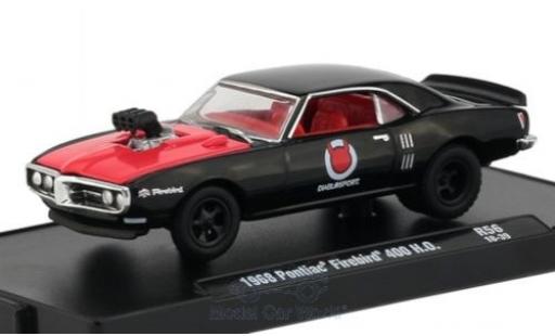 Coche miniatura Pontiac Firebird 1/64 M2 Machines 400 H.O. negro/rojo 1968 Pontiac Firebird 1/64 M2 Machines 400 H.O. negro/rojo 1968 coche miniatura
